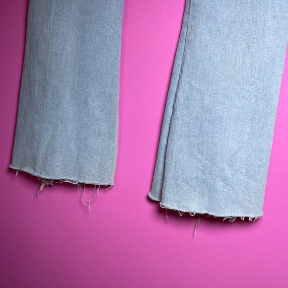 Luxe Moda stretch, embellished, frayed boot, cut jeans - Picture 5 of 10